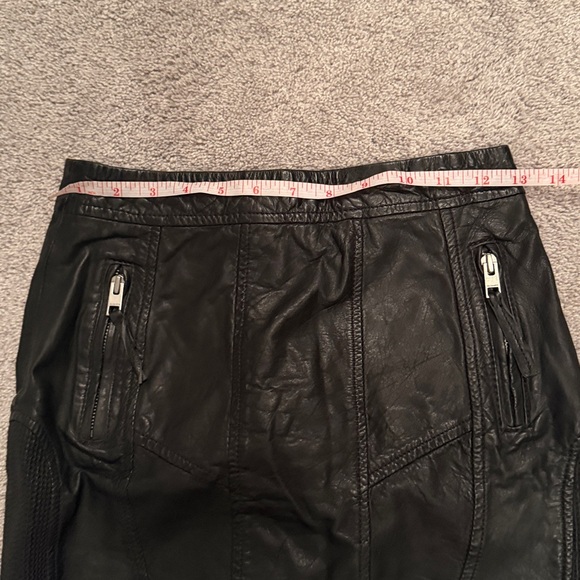 All saints leather mini skirt - Picture 4 of 4